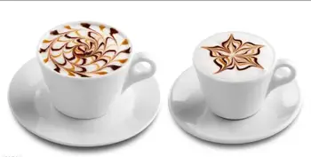 Kahve Latte Çizim Makinesi 220 V Kahve Latte Sanat Makinesi Yenilebilir Akıllı Otomatik Süt Kap Süt Köpük Yazıcı Ekipmanları