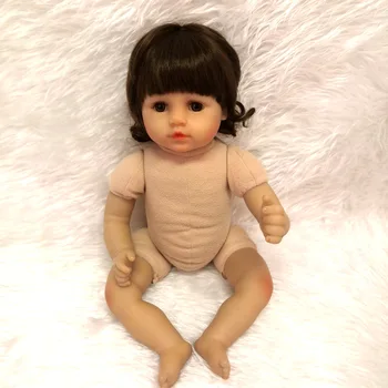 48 CM Tam Vücut Silikon Yeniden Doğmuş Bebek Gerçekçi Yürümeye Başlayan Bonecas Çocuk Bebek Bebes Reborn Brinquedos Oyuncaklar Çocuklar İçin Doğum Günü Hediyeleri