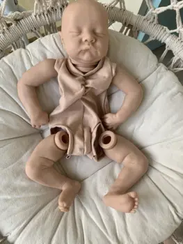 Bebe Reborn Kiti 21 İnç Yeniden Doğmuş Bebek Kiti Levi Vinil Boyasız Bitmemiş Bebek Parçaları DIY Boş Bebek Kiti