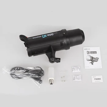 Godox DE400 400 W Pro Fotoğraf Stüdyosu Strobe flaş ışığı Lambası Başkanı 220 V