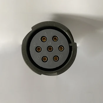 M18 Işık Kablosu için 7 Pinli Konnektör Erkek Dişi Fiş Parça Aksesuarını Değiştirin