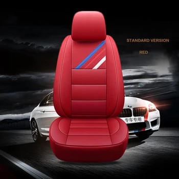 özel 2 adet ön koltuk ınek derisi deri araba koltuğu kapağı VOLVO için XC70 S60 S80 XC60 V40 V60 C30 C70 XC90 oto accessoreis styling